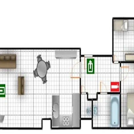 Apartment With Terrace In *